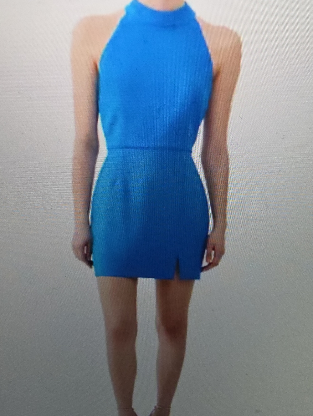 French Connection Whisper Racer Neck  Dress Size 4